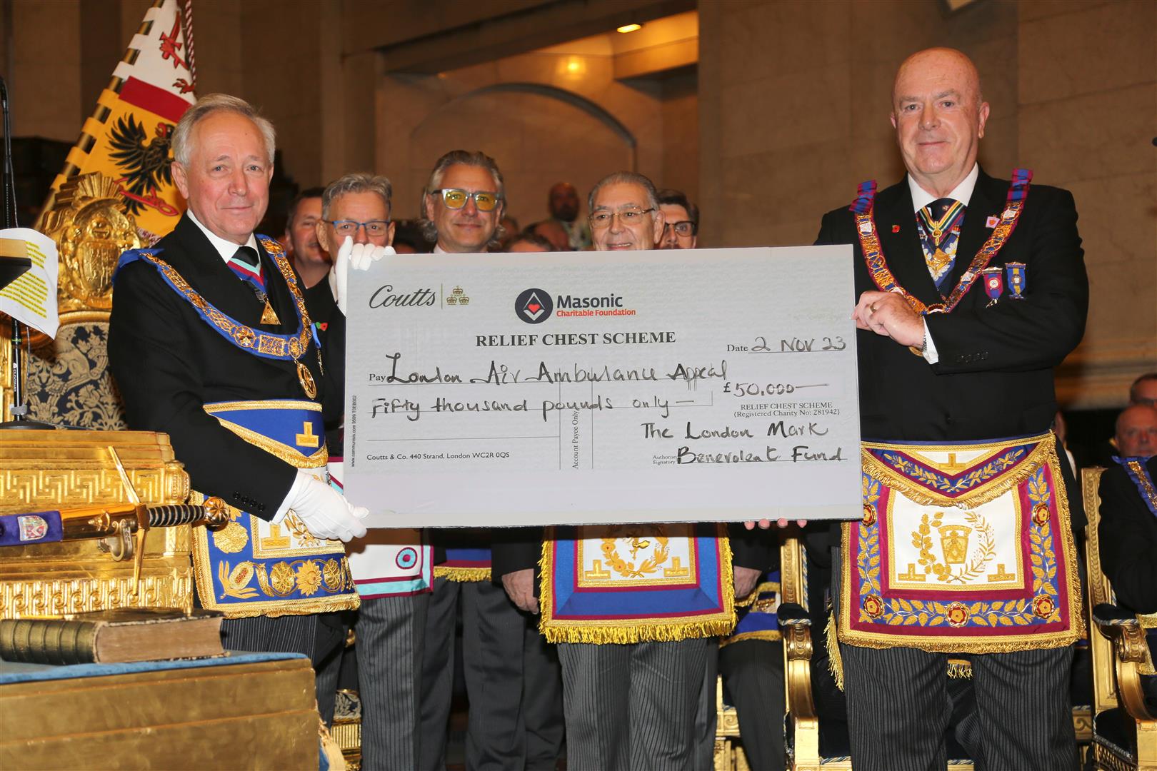 Lodge Ranks Metropolitan Grand Lodge London Grand Rank Investiture - Taurus Lodge 3981